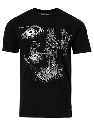 Shop Off-white X Pioneer Control Panel T-shirt Black