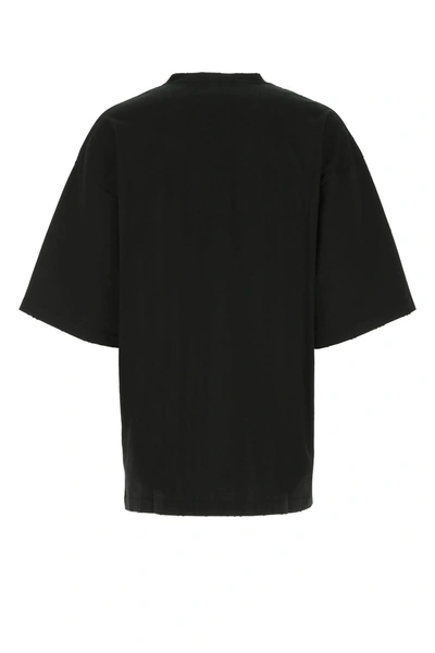 Shop Balenciaga Black Cotton Oversize T-shirt  Black  Uomo S
