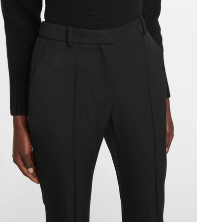 Shop Alexander Mcqueen Tailored Wool Sweatpants In Black