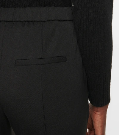 Shop Alexander Mcqueen Tailored Wool Sweatpants In Black