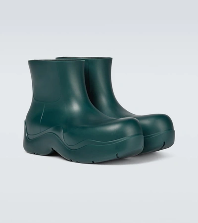 Shop Bottega Veneta Bv Puddle Boots In Green