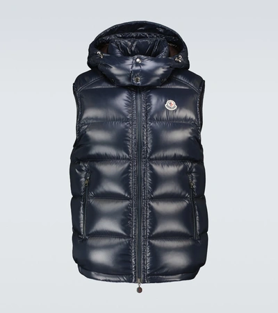 Shop Moncler Bormes Down-jacket In Navy