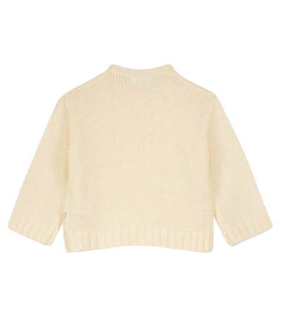 Shop Molo Gertina Alpaca-blend Sweater In White