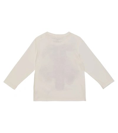 Shop Stella Mccartney Funny Motor Dog Long-sleeved T-shirt In White