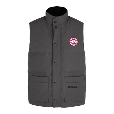 Canada Goose Freestyle Dark Grey Quilted Artic-tech Shell Gilet | ModeSens