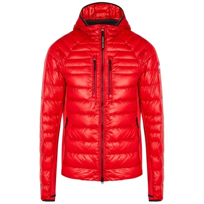 Shop Canada Goose Hybridge Lite Red Quilted Shell Jacket