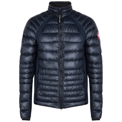 Shop Canada Goose Hybridge Lite Navy Quilted Shell Jacket, Navy, Jacket In Blue