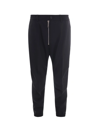 Shop Dsquared2 Zipped Detailed Trousers In Black