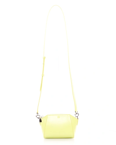 Shop Givenchy Antigona Leather Nano Satchel Bag In 725 Acid Yellow