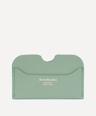 Shop Acne Studios Grained Leather Card Holder