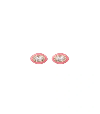 Shop Bea Bongiasca Sweetness Earrings In Pink