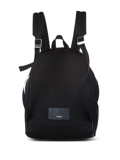 Pre-owned Saint Laurent Playing Cards City Backpack In 黑色