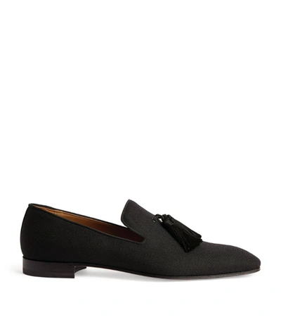 Shop Christian Louboutin Officialito Moccasin Loafers In Black