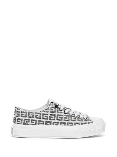 Givenchy Sneakers City 4g-jacquard Sneakers In Grey | ModeSens