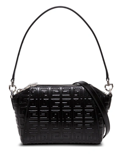 Shop Givenchy Antigona Crossbody Bag In 4g Quilted Leather In Black