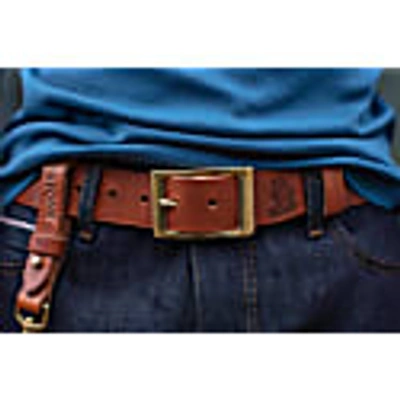 &sons Trading Co Men's Neutrals &sons Tan Leather Belt In Leather