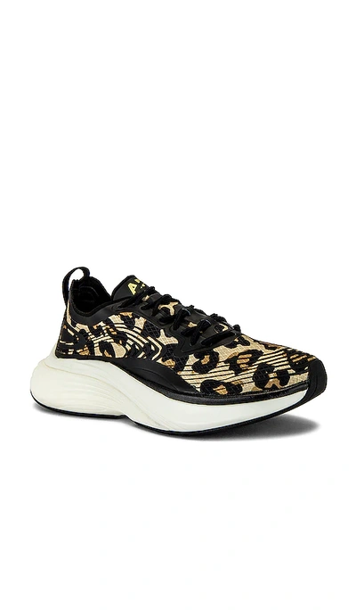 Shop Apl Athletic Propulsion Labs Streamline Sneaker In Leopard & Black & White
