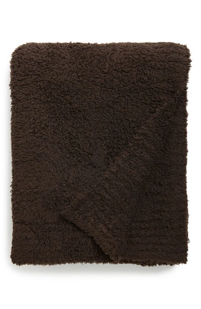 Barefoot Dreamsr Barefoot Dreams(r) Cozychic(tm) Throw Blanket In Espresso