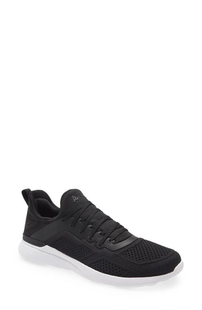 Shop Apl Athletic Propulsion Labs Techloom Tracer Knit Training Shoe In Black/ White