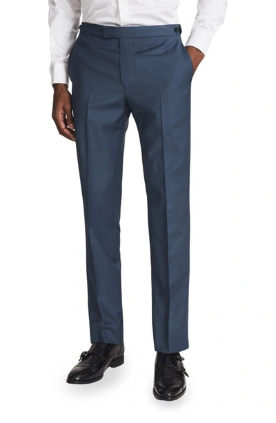 Shop Reiss Extra Suit Pants In Airforce Blue