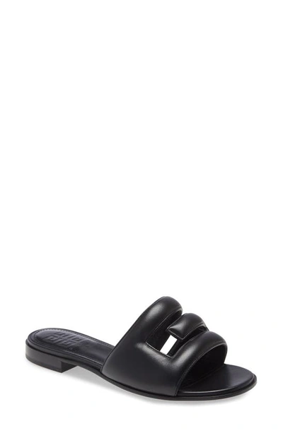 Shop Givenchy G Logo Flat Sandal In Black