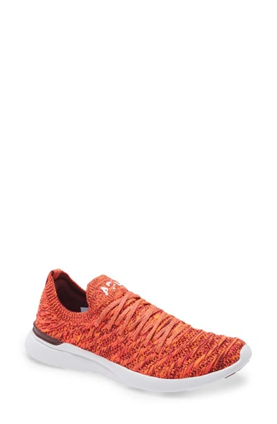 Shop Apl Athletic Propulsion Labs Techloom Wave Hybrid Running Shoe In Burgundy / Magenta / Melange