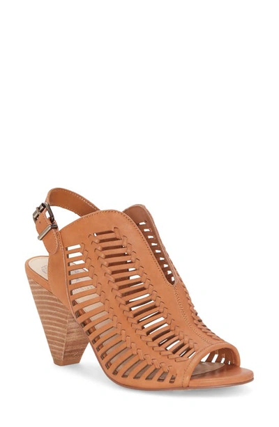 Shop Vince Camuto Earinan Sandal In Brick Leather