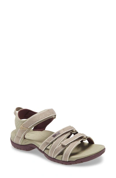 Shop Teva 'tirra' Sandal In Valley Plaza Taupe Fabric