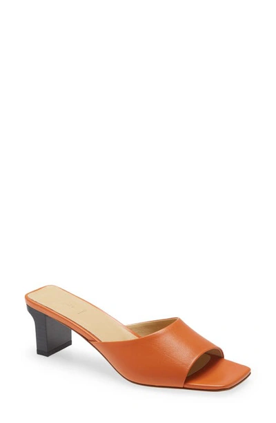 Shop Aeyde Katti Slip-on Sandal In Saffron