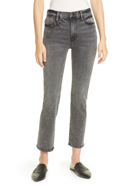 Shop Frame Le High Straight Leg Ankle Jeans In Harbor Road