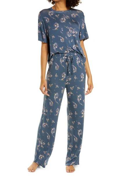 Shop Honeydew Intimates Honeydew Inimtates All American Pajamas In Night Mist Floral