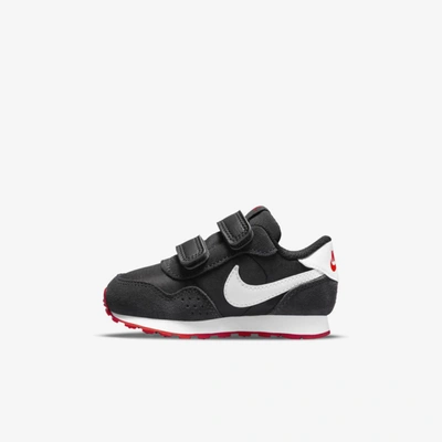 Shop Nike Md Valiant Baby/toddler Shoes In Black,dark Smoke Grey,university Red,white