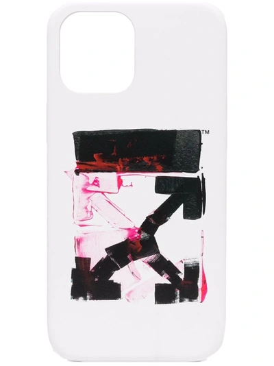 Shop Off-white Arrow-print Iphone 12 Pro Max Case In White
