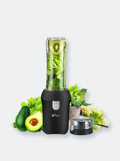 Shop Bear Smoothie Blender, Personal Blender For Shakes And Smoothies, Small Single Serve Portable C In Black