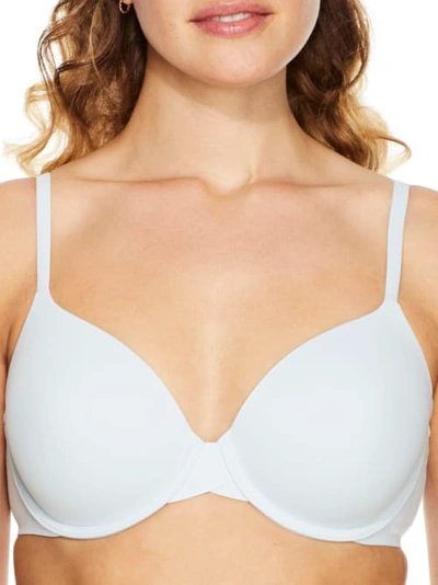 Shop Calvin Klein Perfectly Fit Modern T-shirt Bra In Polished Blue