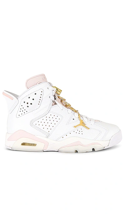 Shop Jordan Air  6 Retro Sneaker In White  Metallic Gold  Barely Rose  & Sai