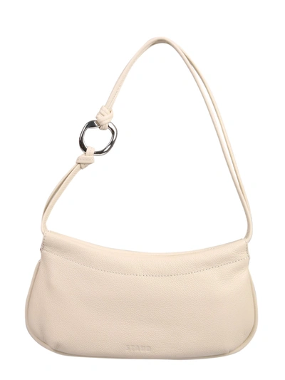 Shop Staud Tate Shoulder Bag In Nude