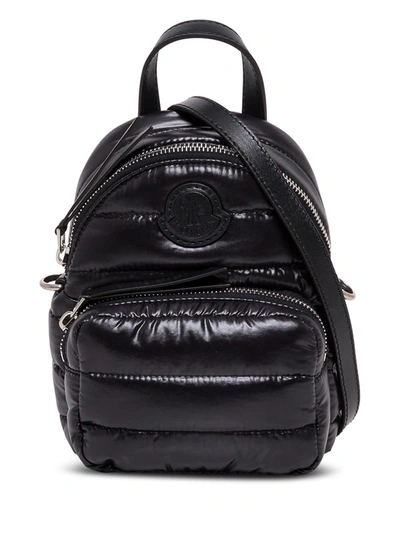 Shop Moncler Kilia Small Backpack In Quilted Nylon In Black