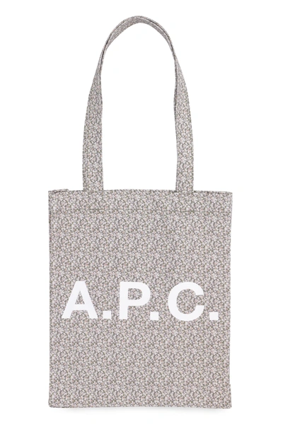 Shop Apc Lou Printed Tote Bag In Multicolor