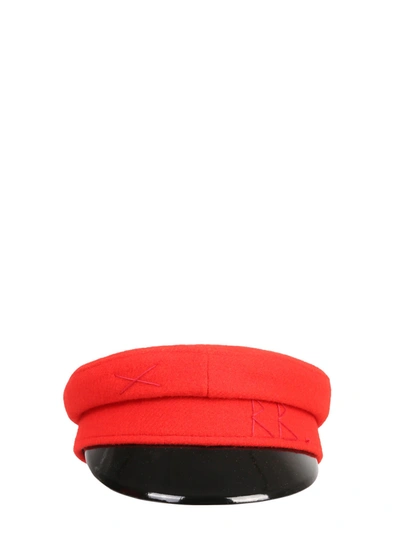 Shop Ruslan Baginskiy Baker Boy Hat In Rosso