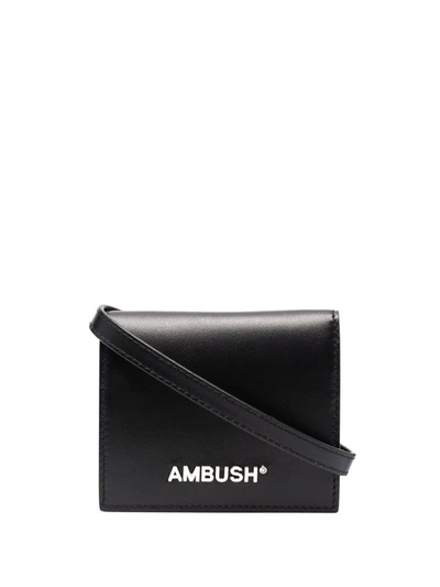 Shop Ambush Logo-print Cardholder In Schwarz