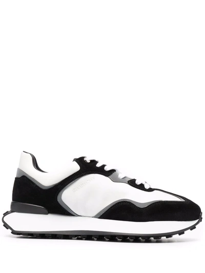 Shop Givenchy 4g-motif Lace-up Sneakers In Grau