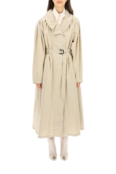 Shop Isabel Marant Dipanima Gabardine Trench Coat In Beige