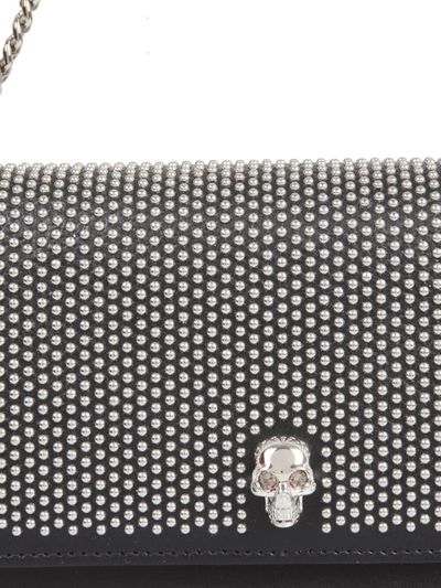 Shop Alexander Mcqueen Mini Skull Bag In Black