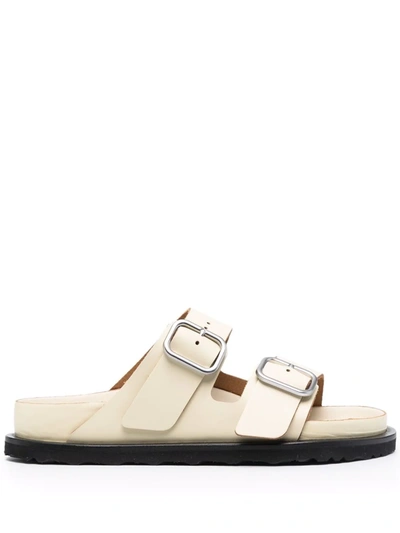 Shop Jil Sander X Birkenstock Double-strap Sandals In Yellow