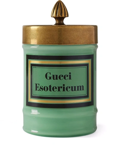 Shop Gucci Medium Esotericum Murano Candle In Grün