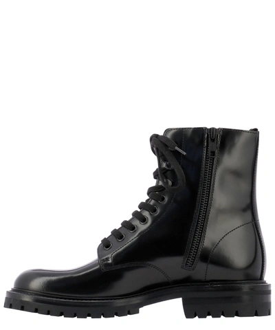 Shop Common Projects "combat" Military Boots In Black  