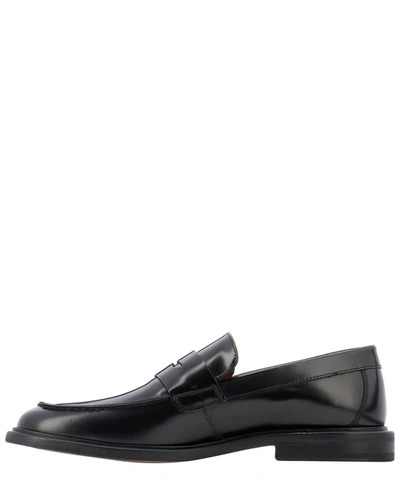 Shop Common Projects Leather Loafers In Black  