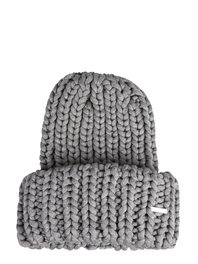 Shop Dsquared2 Beanie Hat In Grey