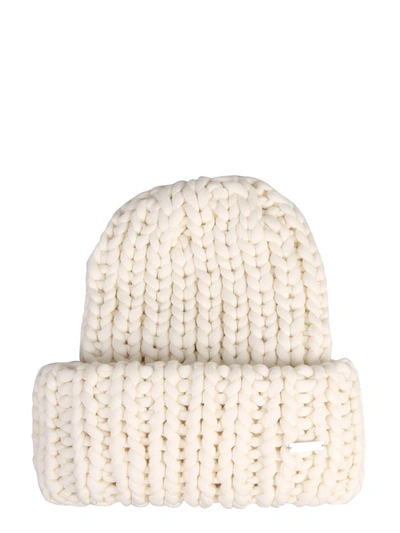 Shop Dsquared2 Beanie Hat In White